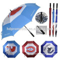 Trade Assurance high quality windproof big double canopy umbrella